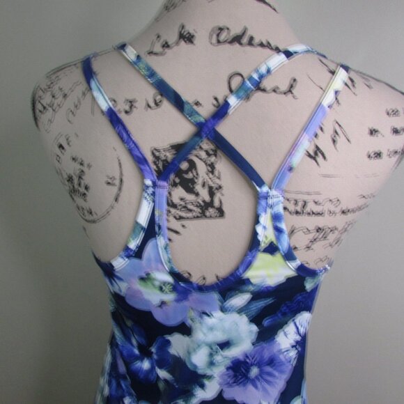 Old Navy Active Tank Top XS Loose Fit Floral - Picture 9 of 11